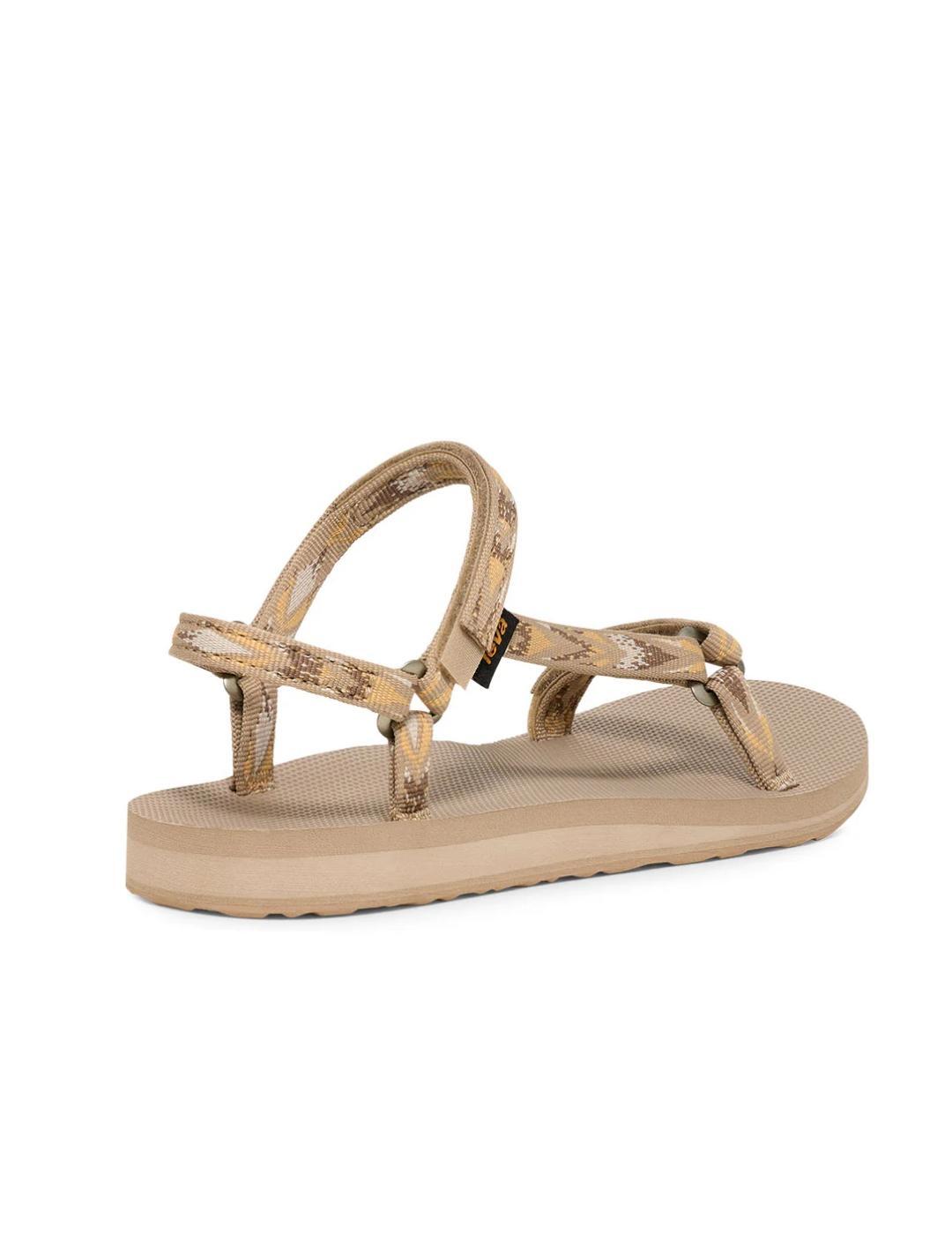 Sandales pour Femme Teva original uni slim Beige 4/7