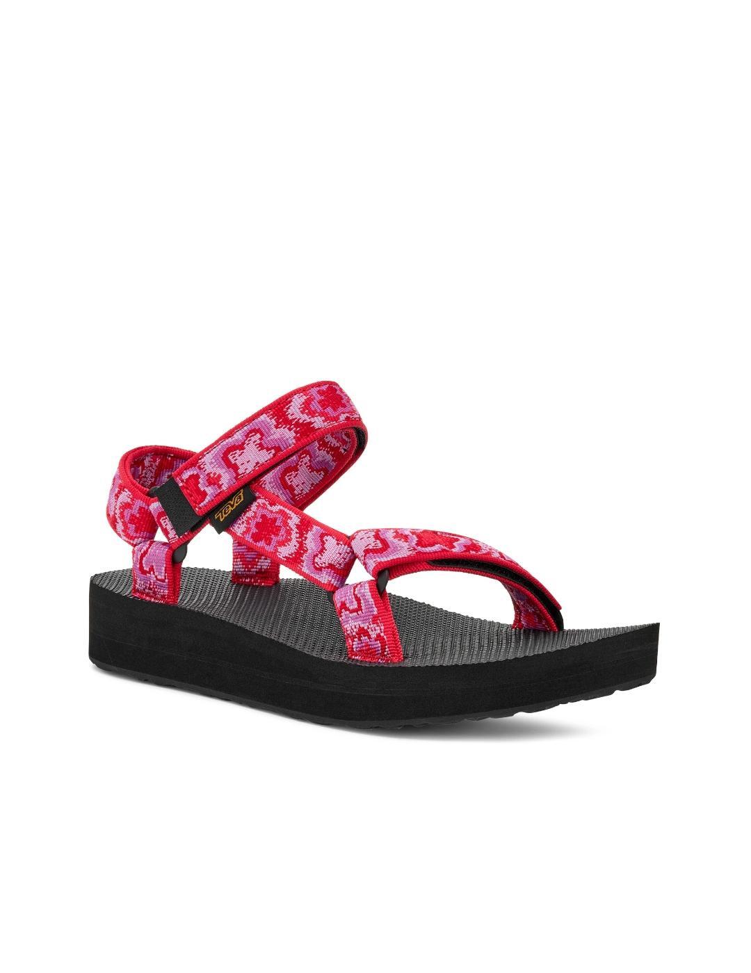 Sandalias para Mujer Teva Midform universal  Rojo 3/7