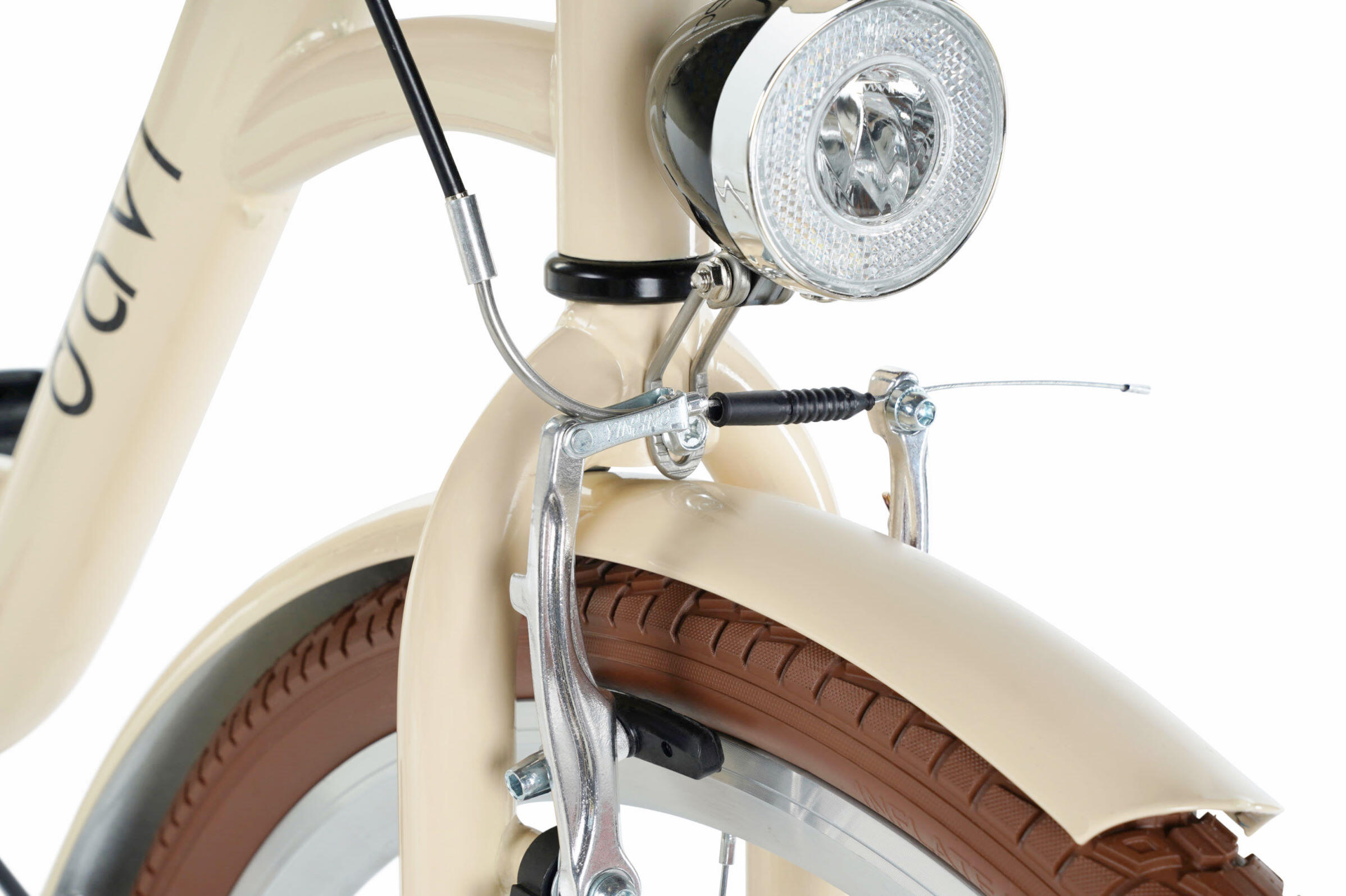 Bicicleta de mujer 28" Davi Emma Trend 7 velocidades Shimano 160-185 beige 4/7