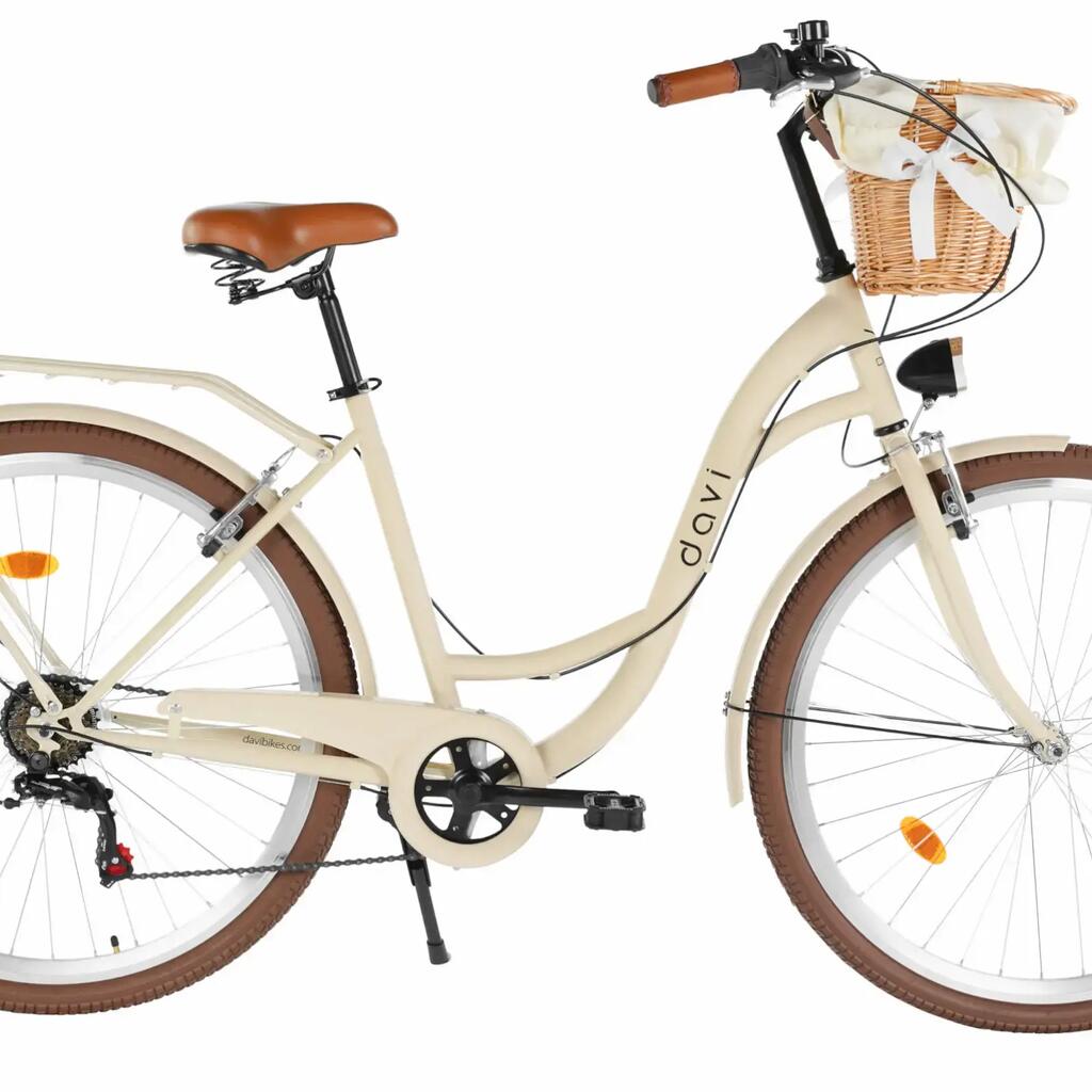 Women’s bike Davi Emma 28″, 160–185 cm, 7 speeds, beige
