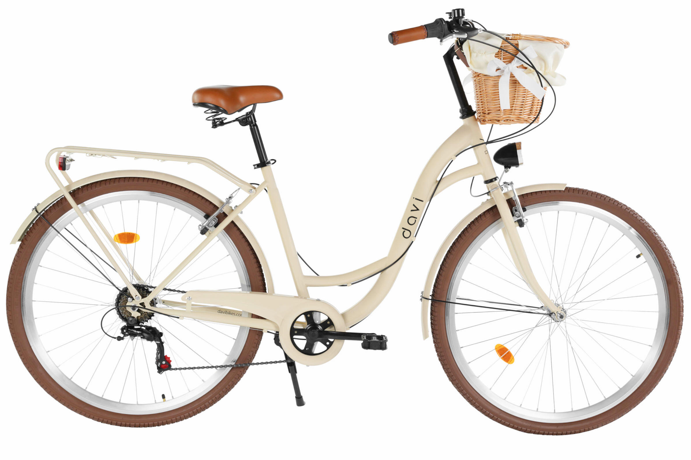 DAVI Damenfahrrad Davi Emma 28", 7 Gänge, 160-185 cm, Kaffeebraun