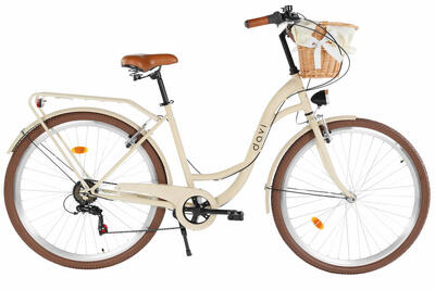 Bicicletta donna Davi Emma 28". 7 velocità. 160-185 cm. Blu/Nero