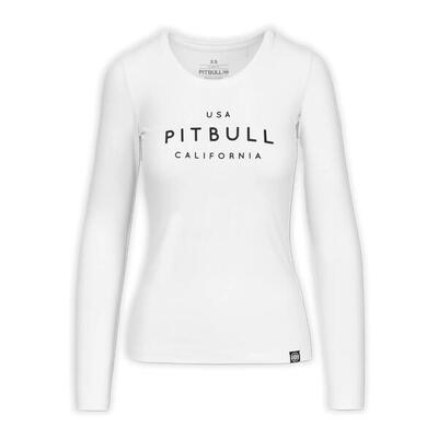 Pitbull usa cal slim fit damesshirt met lange mouwen
