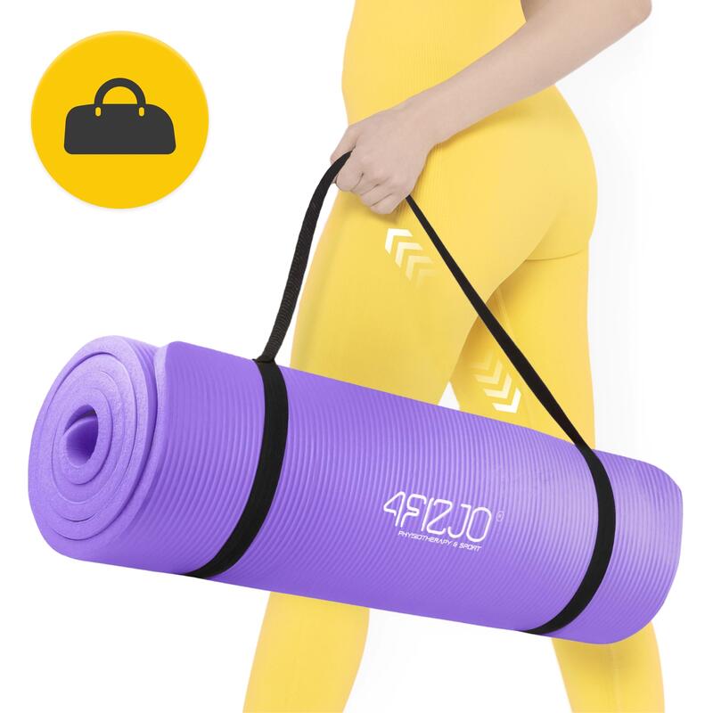 Mata do ćwiczeń fitness 4FIZJO NBR 1 cm