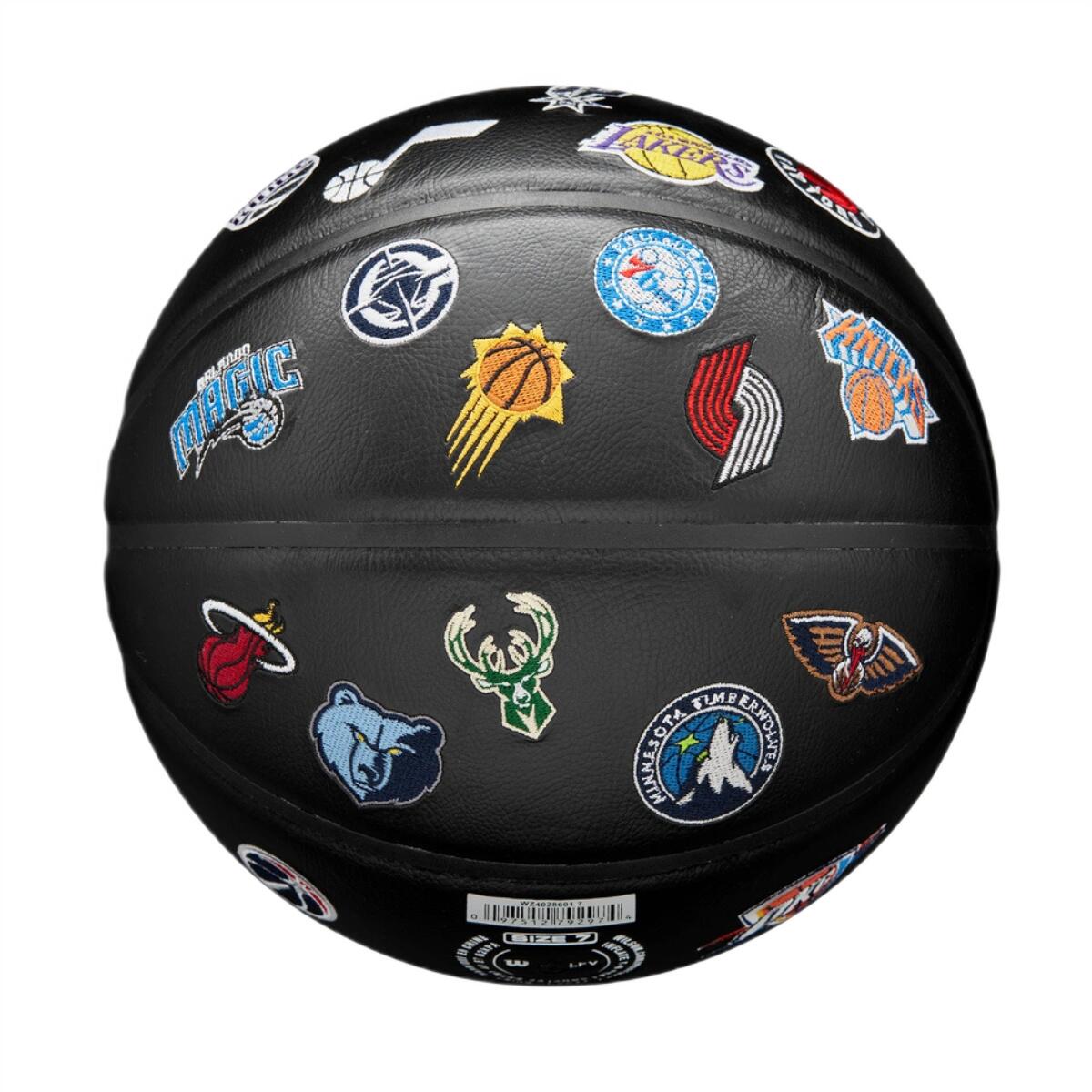 Alle Team Première NBA Basketbal (Zwart) 2/7