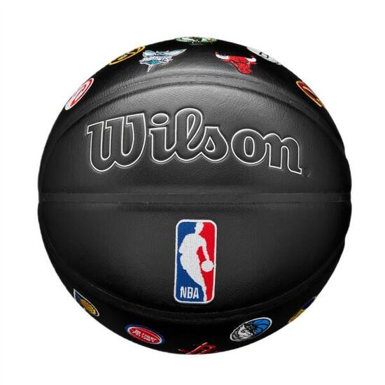 Ballon De Basket Motif/style NBA ALL TEAM PREMIERE (Noir)