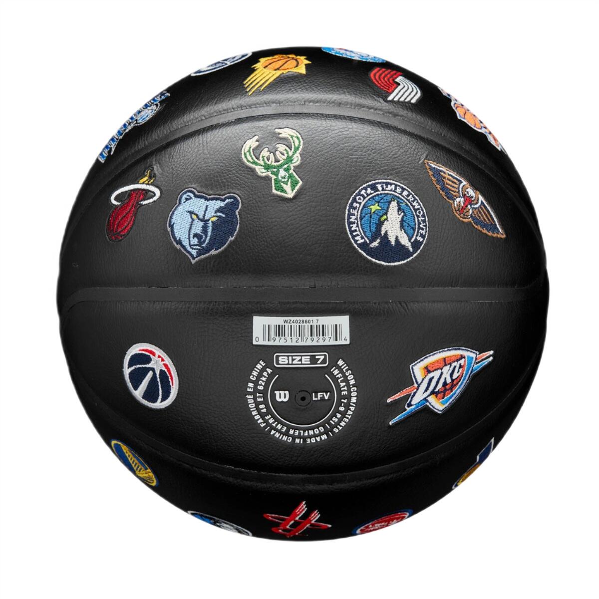 Alle Team Première NBA Basketbal (Zwart) 7/7