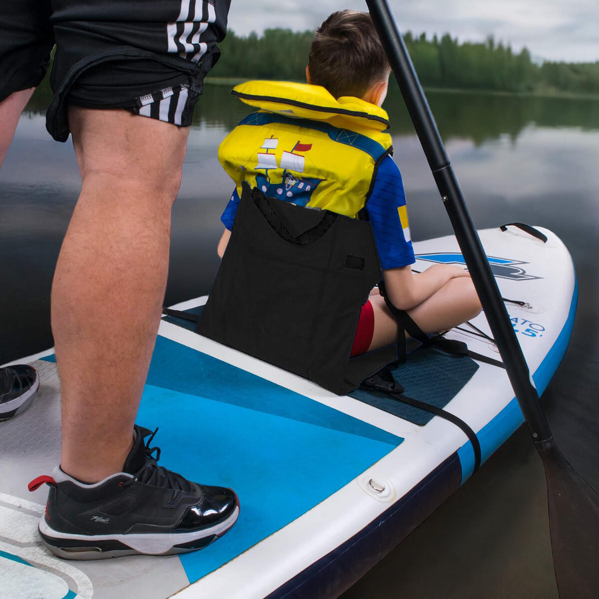 Uniwersalne Siedzisko Kajakowe John Paddle do Deski SUP - Czarne 3/7