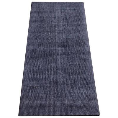 Natuurlijke rubber & jute vezel yogamat - handgemaakt - 4 mm grijs
