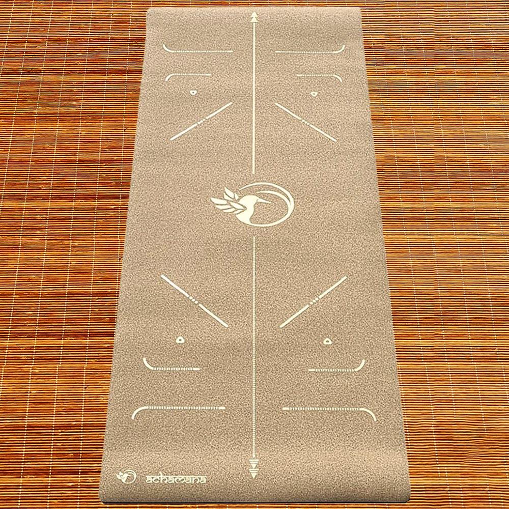 Tapete de yoga de corcho, 3 capas 6mmx68cmx1,83m Bodylines-Colibri 2/7