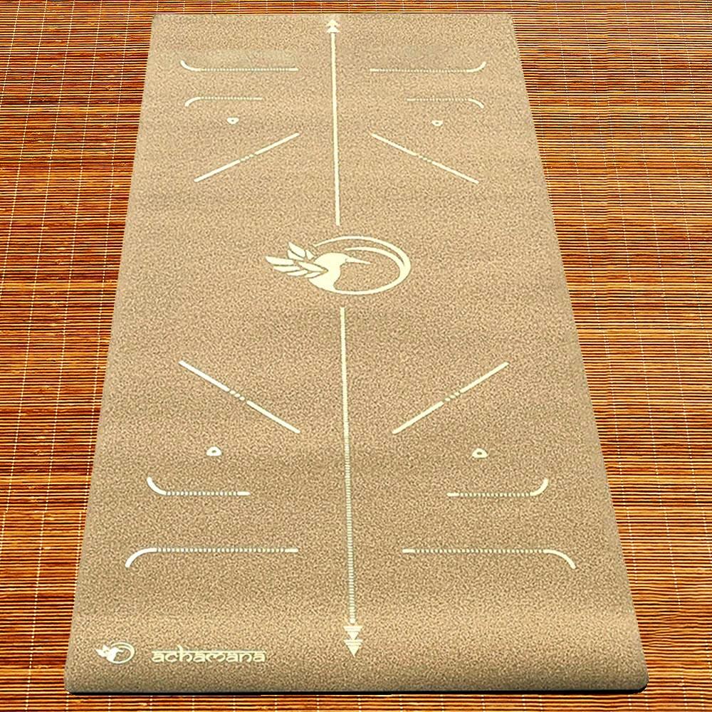 Tapis yoga liège Hi-tech, 6mm + sac liège - 3 matériaux pour plus de confort 2 5/7