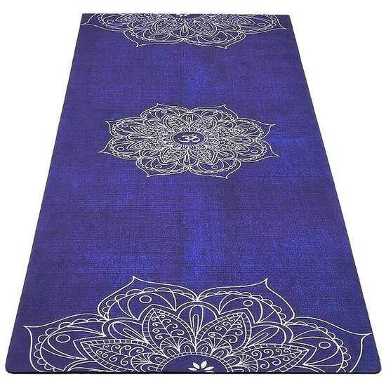 Yogamatte Naturkautschuk & Mikrofaser 5mm68cmx1,83m - Mandala