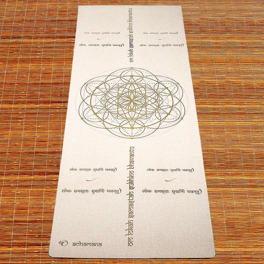 Tapete de yoga caucho natural y cáñamo 4,5mmx61cmx1,83m - mantra yoga 7/7