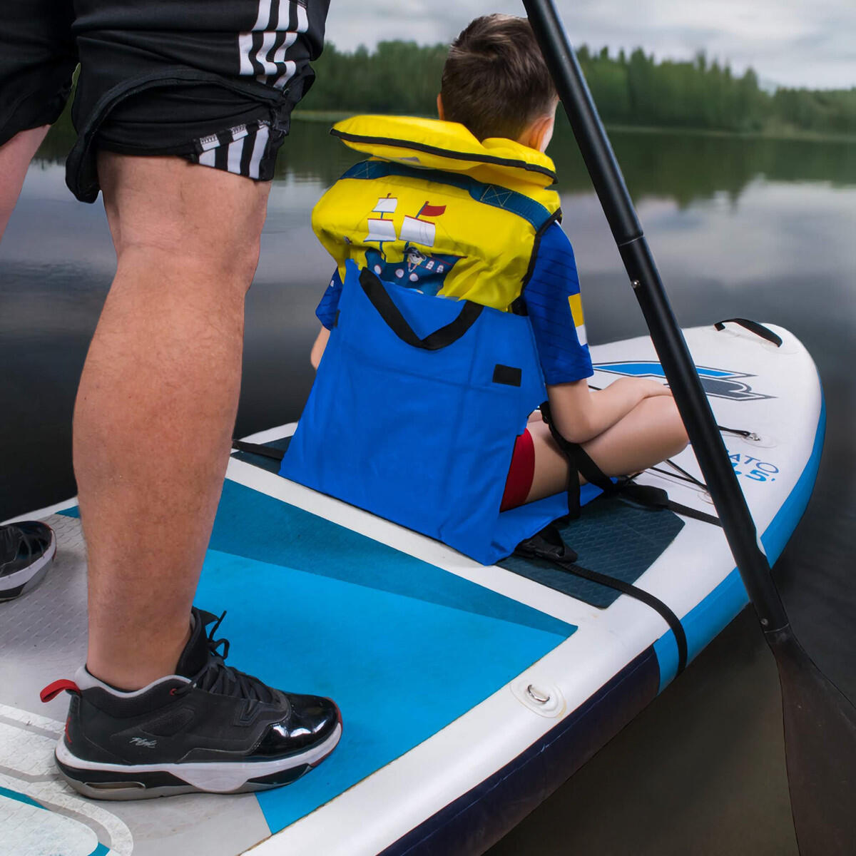 Uniwersalne Siedzisko Kajakowe John Paddle do Deski SUP - Niebieskie 3/7