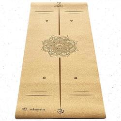 Tapis de yoga & Pilates liège concept 3 plis - 6mm - Bodylines-Mandala
