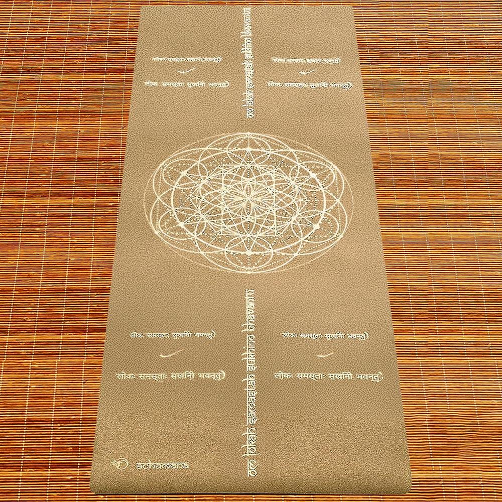 Esterilla de yoga de corcho de viaje - Mantra yoga + Correa 5/7