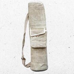 Sac de tapis de yoga Pilates et fitness chanvre naturel