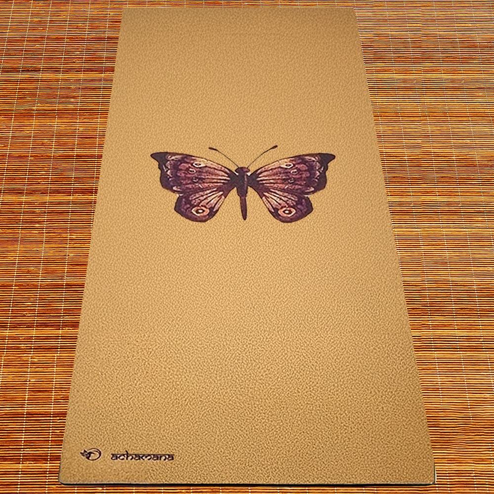 Tapis de yoga liège et caoutchouc 5mm + Sac de yoga en liège - 4 designs 5/7