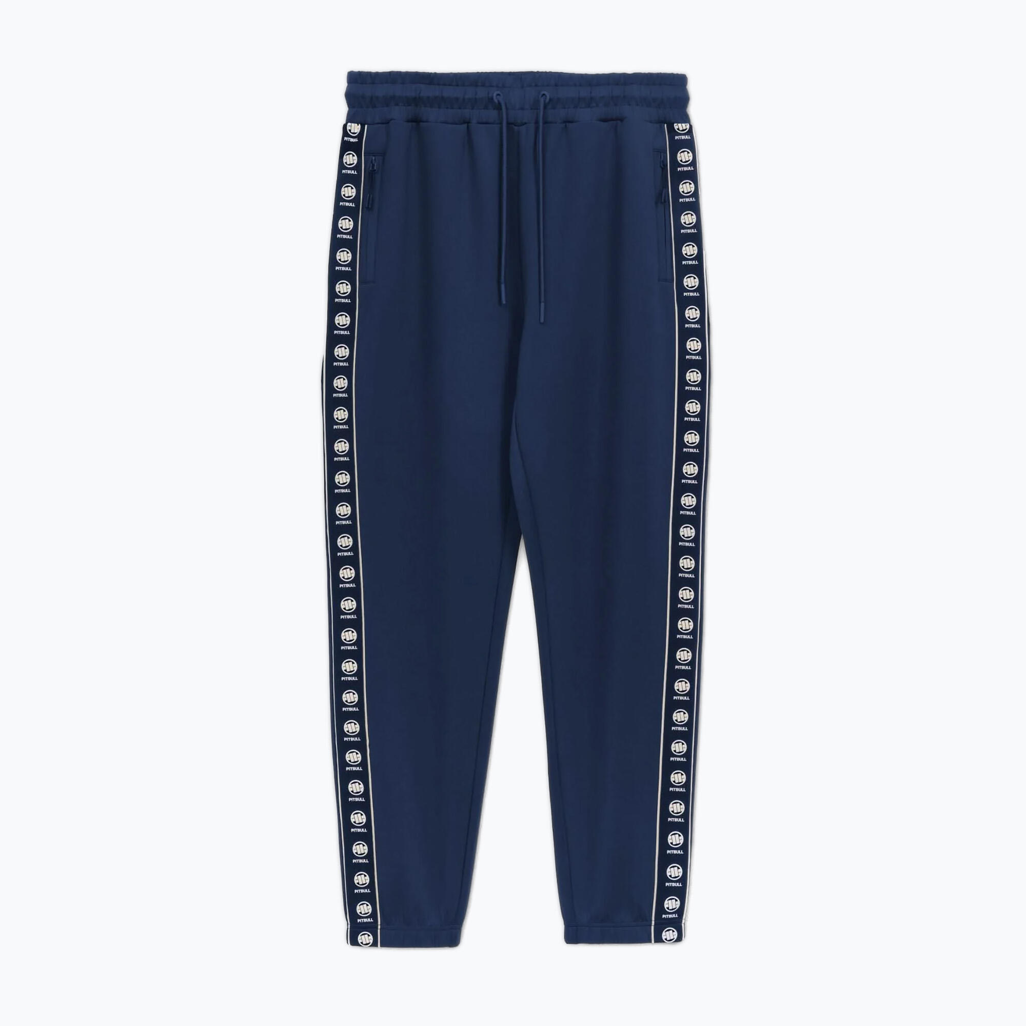 Pitbull - Pantalon Homme Pitbull Track Pants Powers - Pantalons - Bleu - 42 M/l - Decathlon