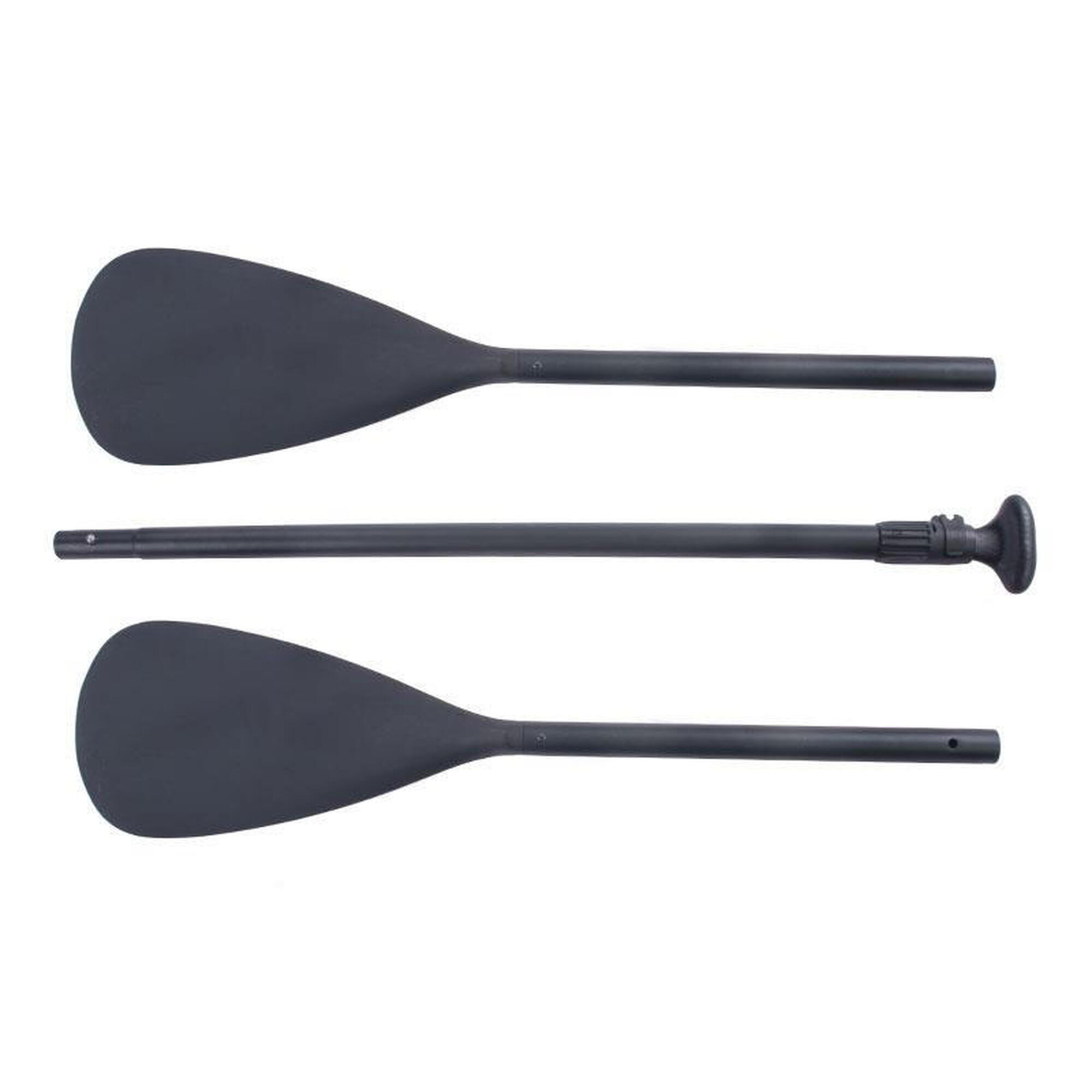 Zestaw Wiosło + Siedzisko Kajakowe John Paddle do Deski SUP Czarne