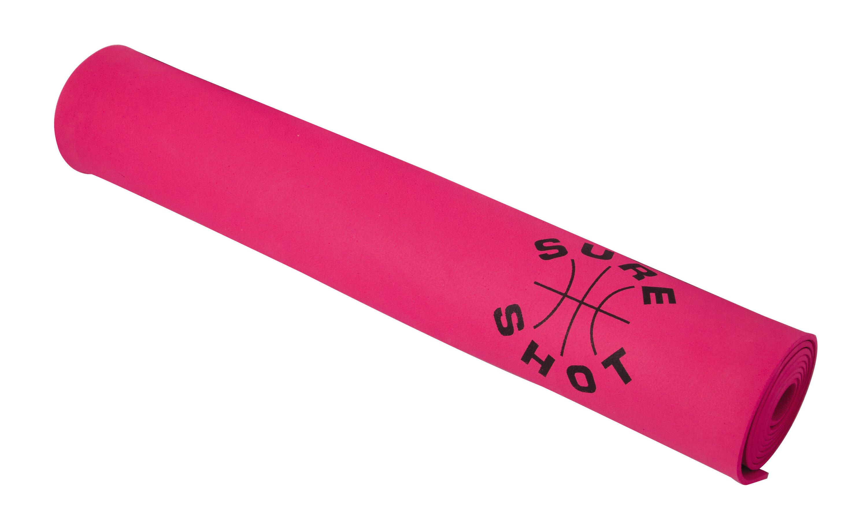 Sure Shot Yoga Mat Pink 3/4