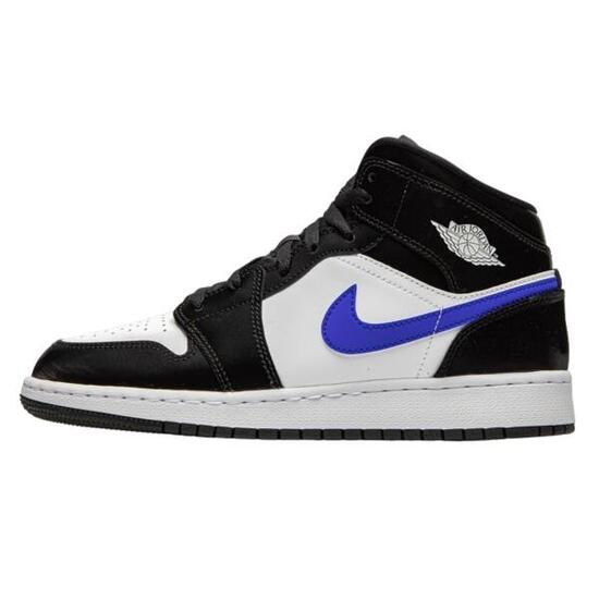 Zapatillas 1 Mid Black Racer Blue White