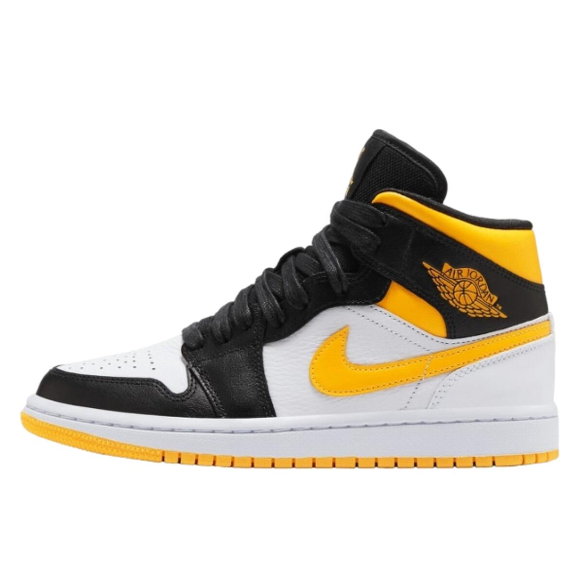 JORDAN Shoes  1 Mid Laser Orange Black