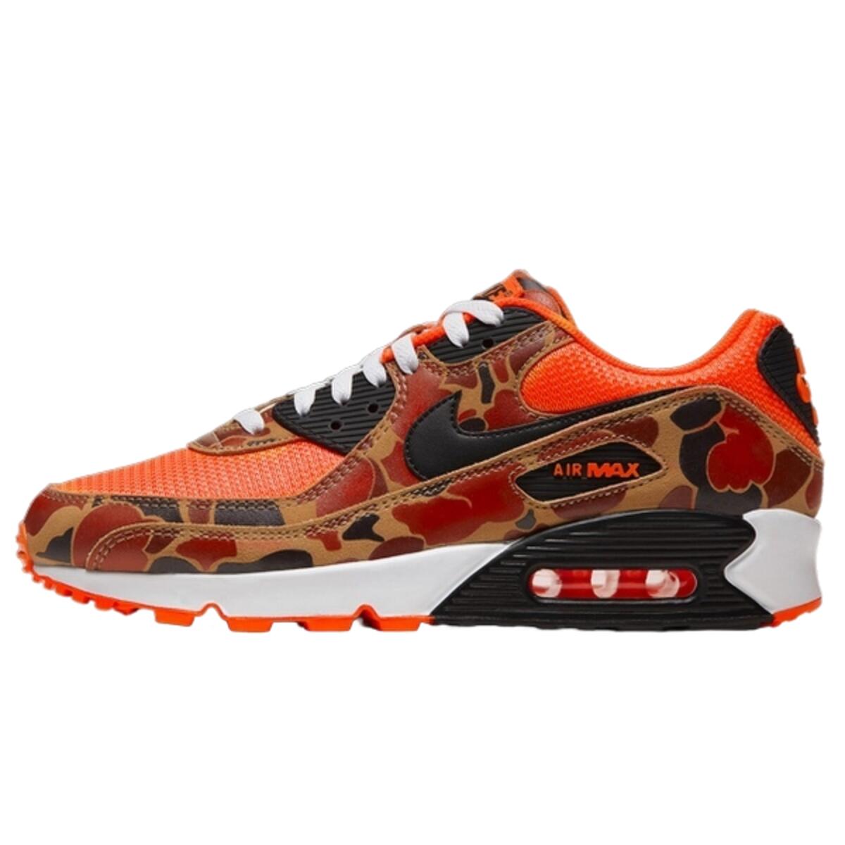 Nike - Chaussures  Air Max 90 Duck Camo Orange - Baskets - Orange - 44,5 - Decathlon