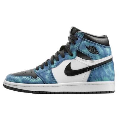 Schuhe 1 Retro High Tie Dye