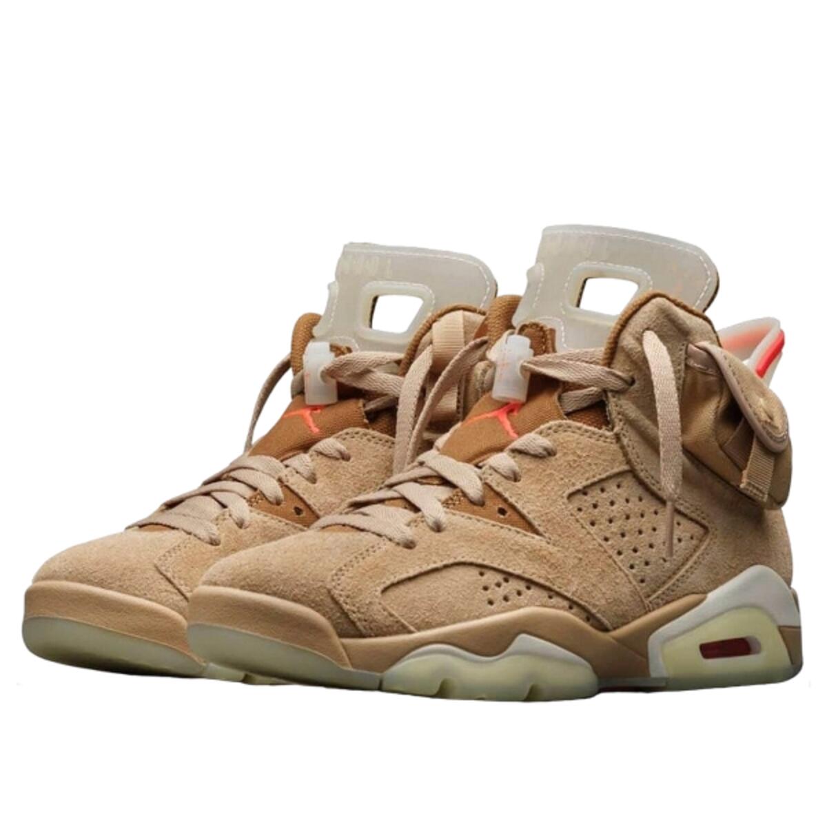 Chaussures  6 Retro Travis Scott British Khaki 2/2