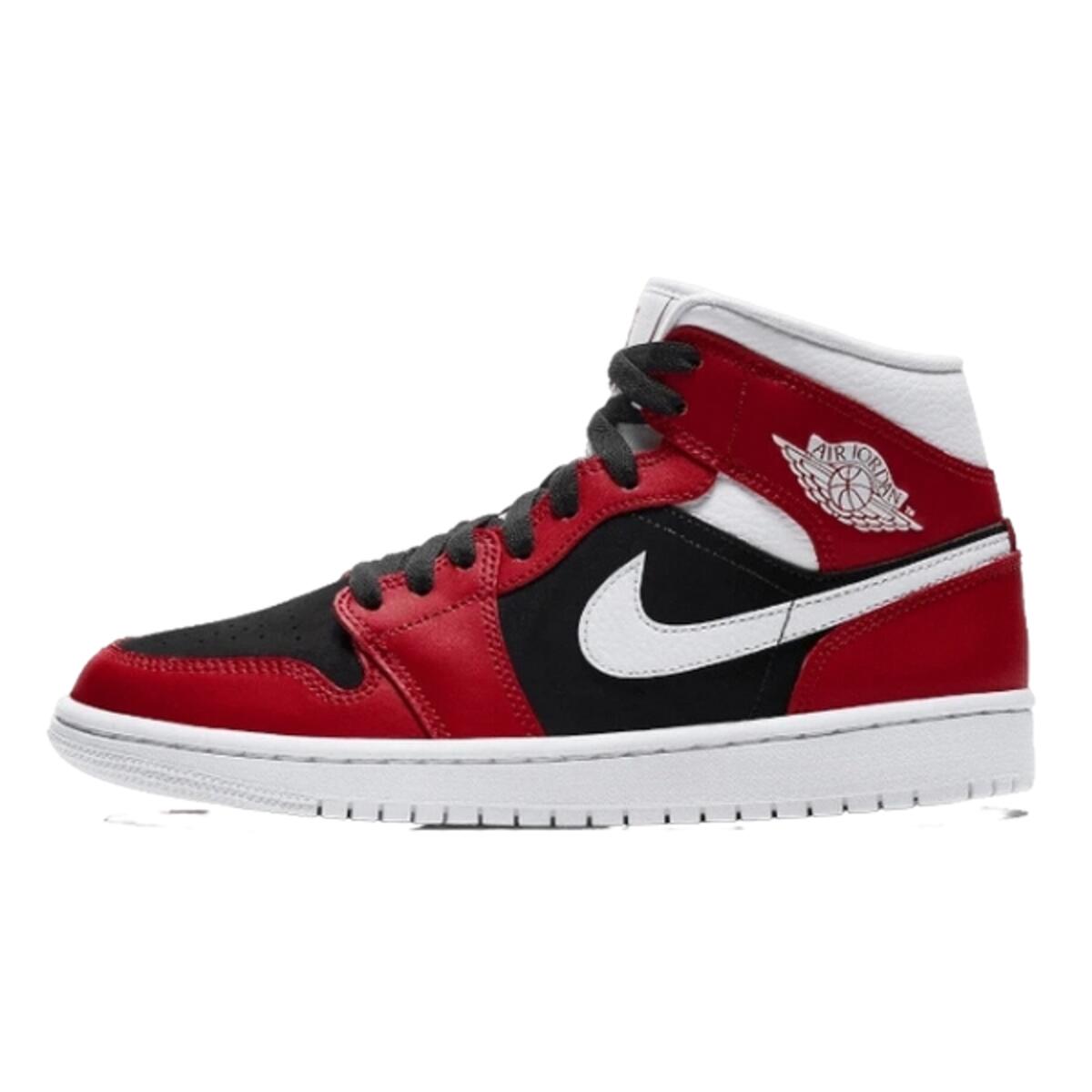 JORDAN Shoes  1 Mid Gym Red Black