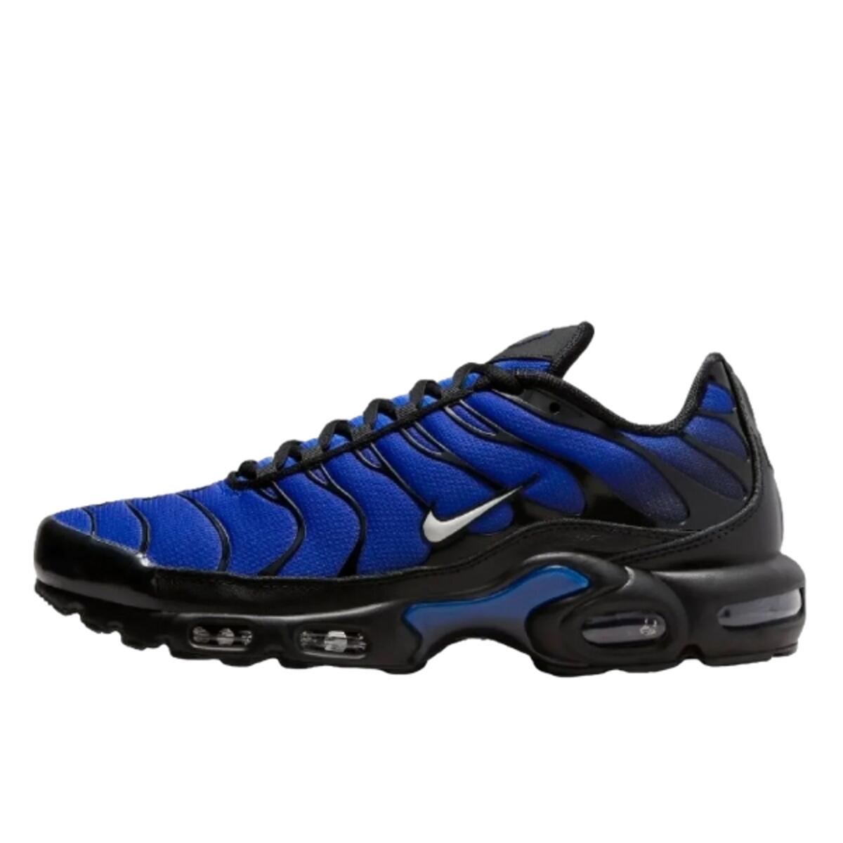 Nike - Chaussures  Air Max Plus Premium Black Racer Blue - Baskets - Noir - 45,5 - Decathlon