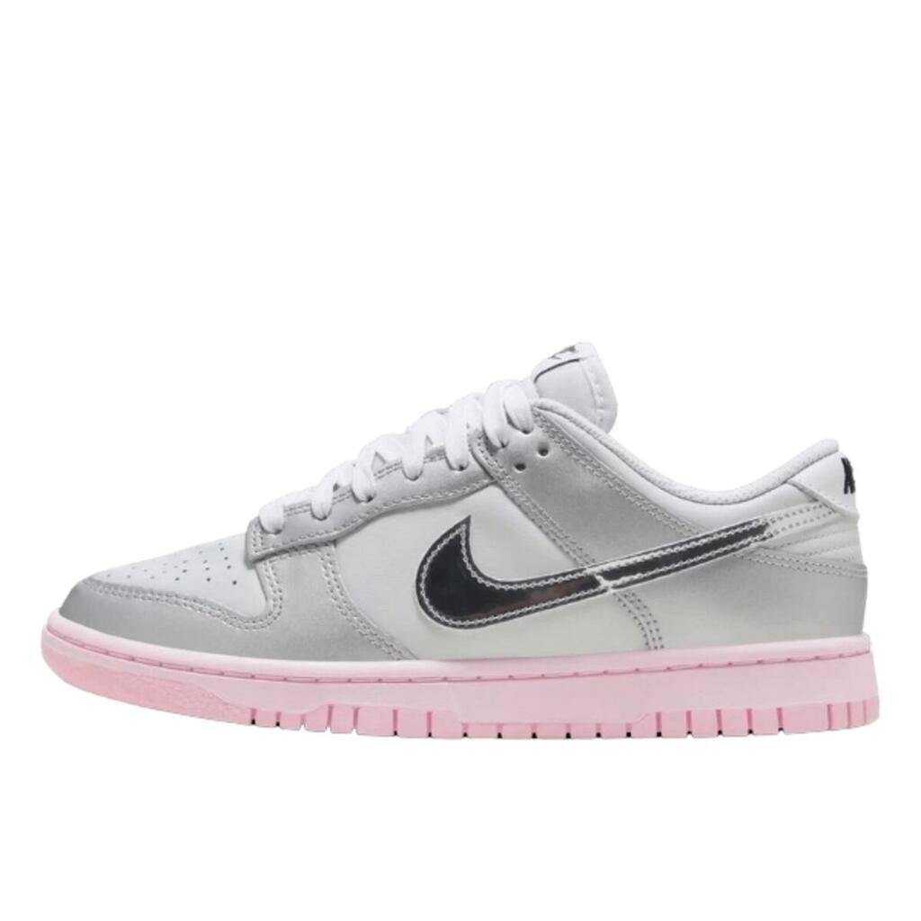 Shoes  Dunk Low LX Metallic Silver Pink Foam