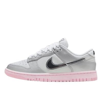 Schoenen dunk low lx metallic silver pink foam