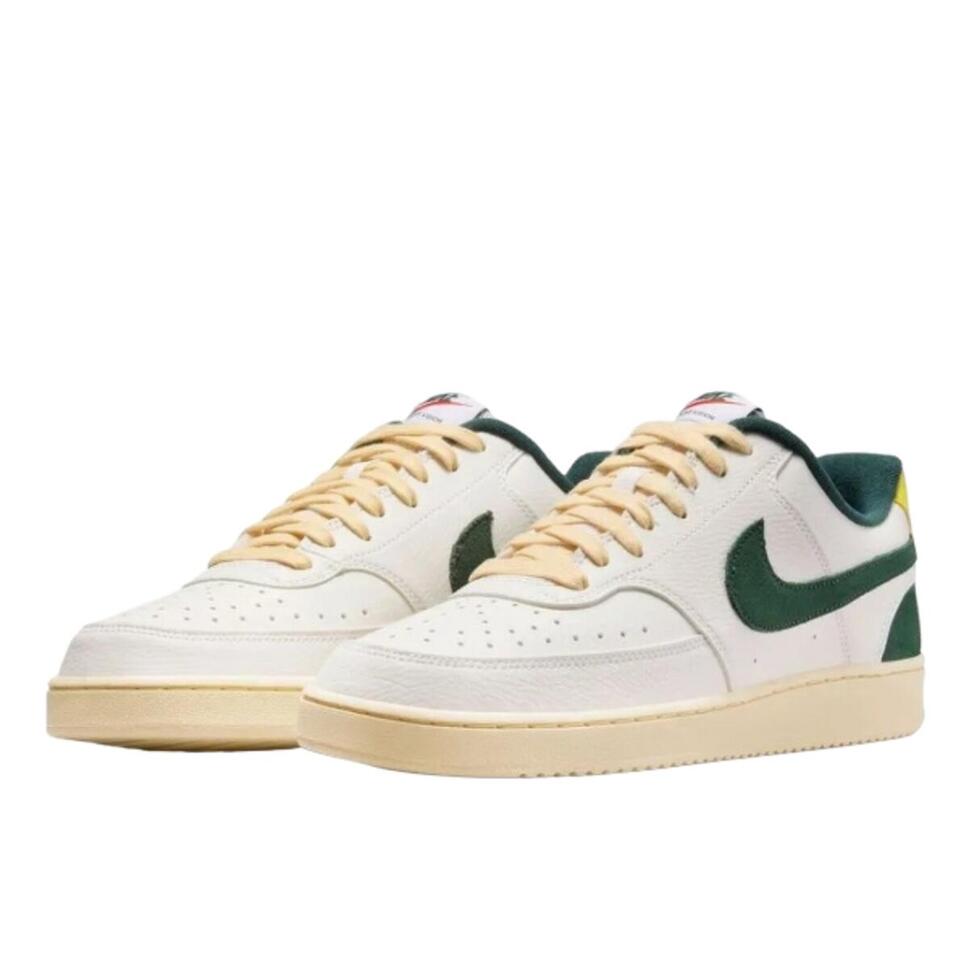 Buty do chodzenia dla dorosłych Nike Court Vision Low Sail Pro Green Opti Yellow