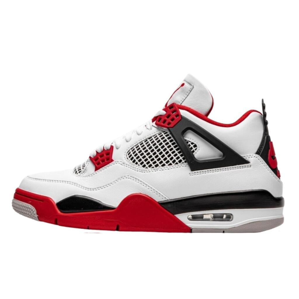 WHITE / BLACK / RED