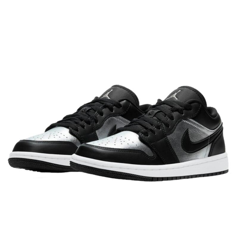 Air Jordan 1 Low SE Black Metallic Silver