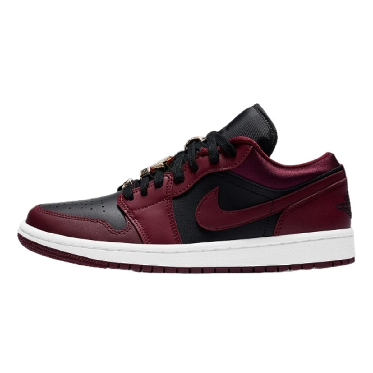 JORDAN Shoes  1 Low Dark Beetroot Black