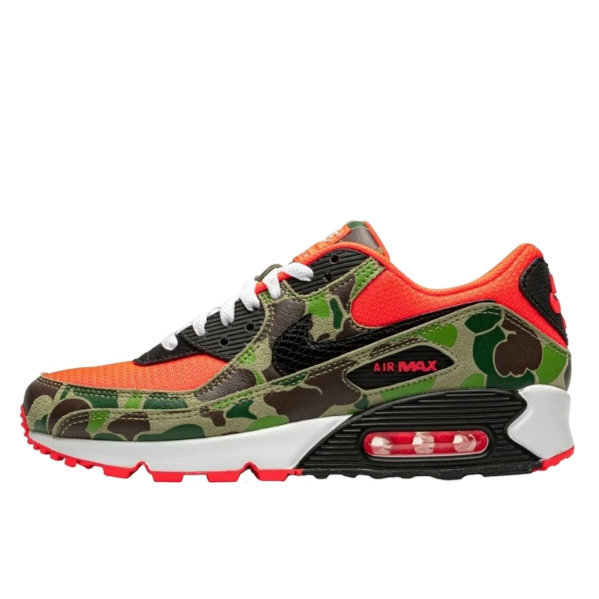 Nike - Chaussures  Air Max 90 Reverse Duck Camo - Baskets - Vert - 47,5 - Decathlon