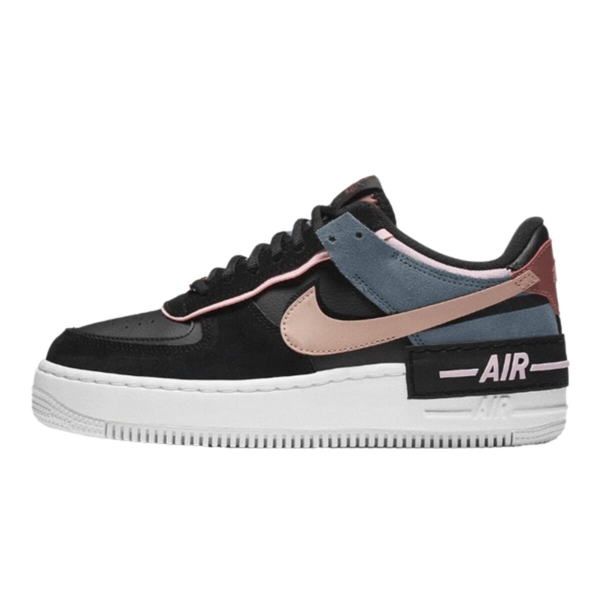 NIKE Shoes  Air Force 1 Shadow Black Metallic Red Bronze