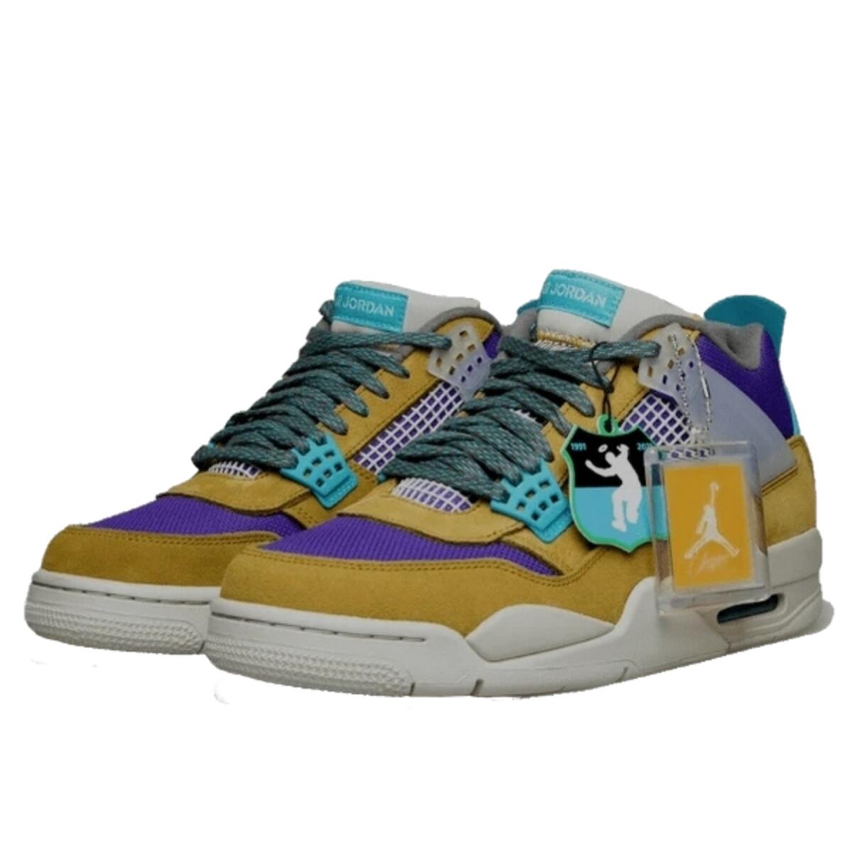 Chaussures  4 Retro Union Desert Moss 2/2