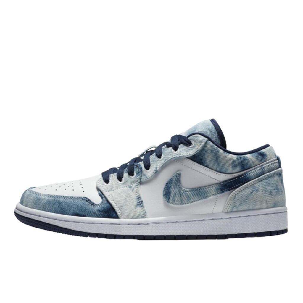 Lifestyle - Shoes - Low-top denim - Air Jordan 1 - Blue/White