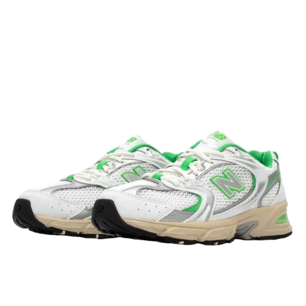 New Balance - Chaussures 530 White Palm Leaf - Baskets - Blanc|vert - 39,5 - Decathlon