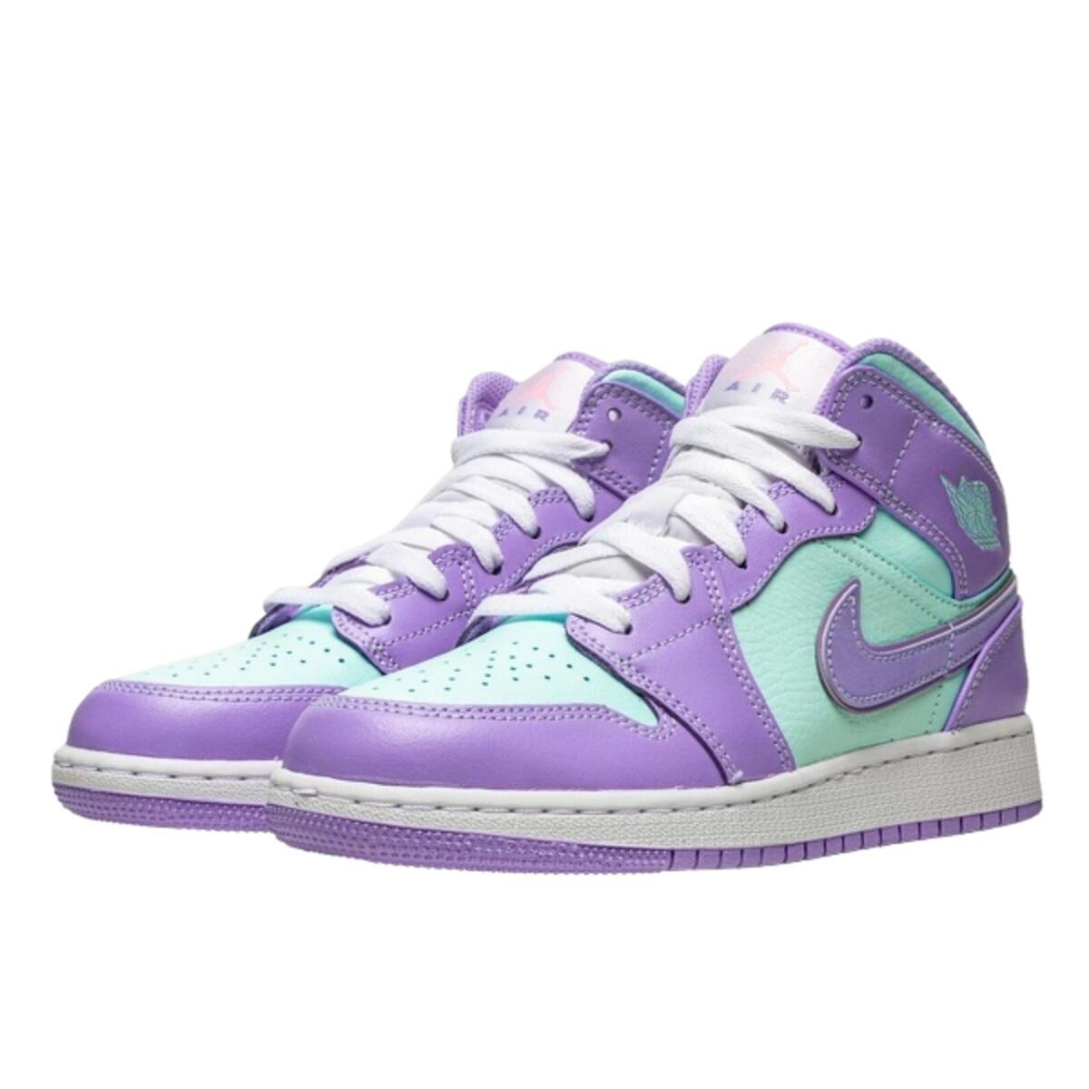 Schoenen  1 Mid Purple Aqua 2/2