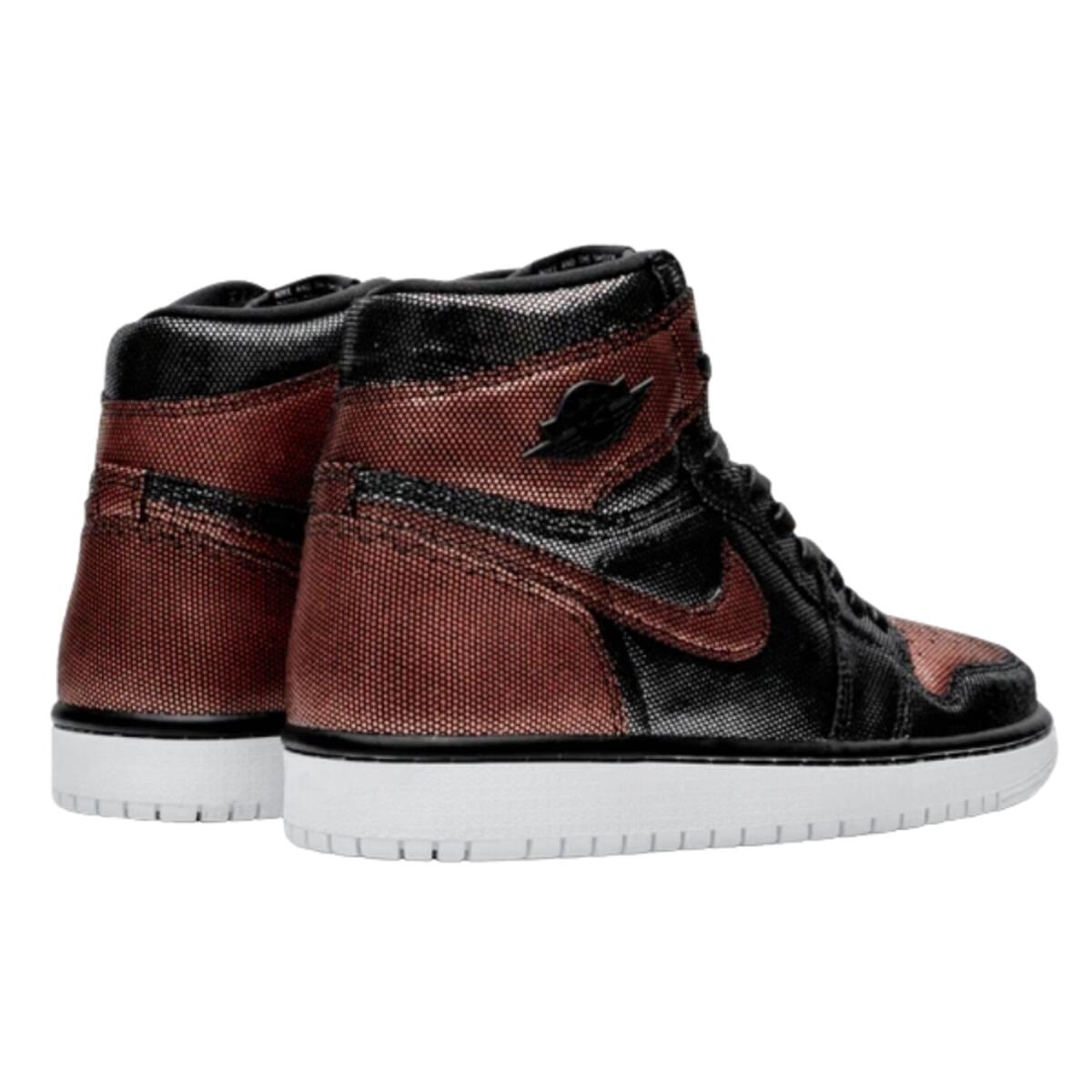 Chaussures  1 Retro High Fearless Metallic Rose Gold 3/4