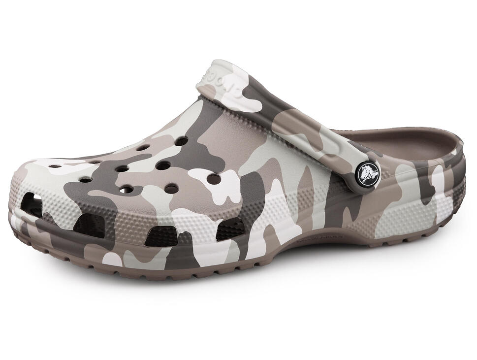 Klapki męskie na basen Crocs CLASSIC PRINTED CAMO