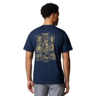 Heren t-shirt columbia kettle river back graphic tee