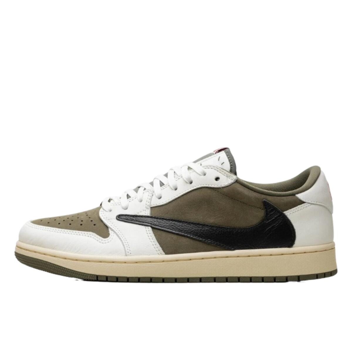 JORDAN Schuhe Air  1 Retro Low OG SP Travis Scott Medium Olive