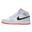 Air Jordan 1 Mid Half Blue Polka Dot Swoosh