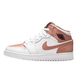 Chaussures 1 Mid White Rose Gold
